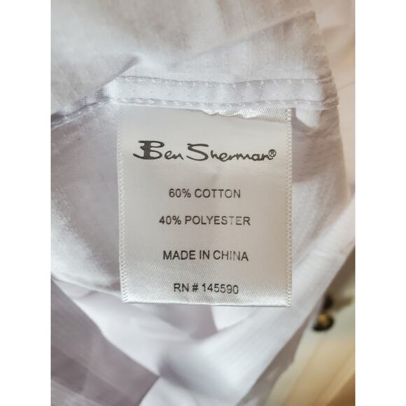 Ben Sherman Wrinkle Free Moisture Wicking Collared Buttondown, NWT, Large - Picture 6 of 6
